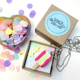 Jewellery Gift Set - Stud Earrings and Icypole Necklace