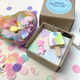 Jewellery Gift Set - Stud Earrings and Icypole Necklace