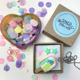 Jewellery Gift Set - Stud Earrings and Icypole Necklace