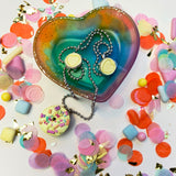 Jewellery Gift Set - Clip On Earrings and Donut Necklace