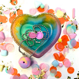 Jewellery Gift Set - Clip On Earrings and Donut Necklace