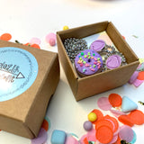 Jewellery Gift Set - Clip On Earrings and Donut Necklace