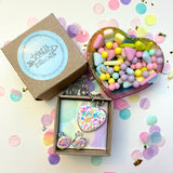 Jewellery Gift Set - Clip On Earrings and Love heart Necklace