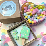 Jewellery Gift Set - Stud Earrings and Icypole Necklace