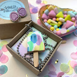 Jewellery Gift Set - Clip On Earrings and Icypole Necklace