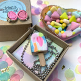 Jewellery Gift Set - Clip On Earrings and Icypole Necklace