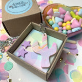 Jewellery Gift Set - Stud Earrings and Cactus Necklace