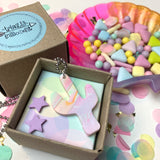 Jewellery Gift Set - Stud Earrings and Cactus Necklace