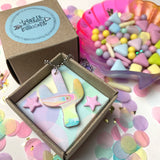 Jewellery Gift Set - Stud Earrings and Cactus Necklace