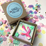 Jewellery Gift Set - Stud Earrings and Cactus Necklace