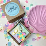 Jewellery Gift Set - Stud Earrings and Love heart Necklace