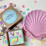 Jewellery Gift Set - Stud Earrings and Love heart Necklace