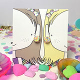 Clip On Polymer Clay Earrings