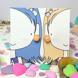 Clip On Polymer Clay Earrings