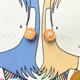 Clip On Polymer Clay Earrings