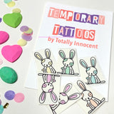 RABBIT Temporary tattoos.FREE POST in Australia