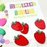 STRAWBERRY Temporary tattoos.FREE POST in Australia