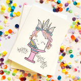 Happy Birthday - Unicorn Card