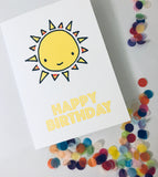 Happy Birthday Sun Card