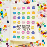 Happy Birthday - Macaroons Card