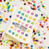 Happy Birthday - Macaroons Card