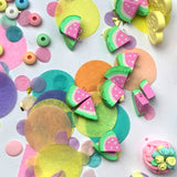 Polymer Clay WATERMELON Earrings