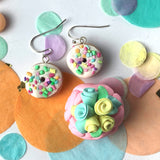 Polymer Clay DONUT Earrings