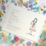 Illustration Print - Do Your Best