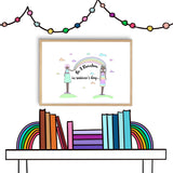 Digital Download Illustration Print - Be A Rainbow In Someone's Day