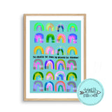 Digital Download Illustration Print - The Greater The Storm