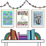 Digital Download Illustration Print- Viking