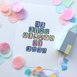 Illustration Print - Be Kind Always Print