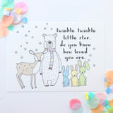 Illustration Print - Twinkle Twinkle Little Star