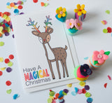 Christmas Card- Reindeer MAGICAL