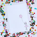 Illustration Print  - Dream big little darling Print