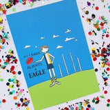Illustration Print -  A4 AFL Football  Print
