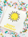 Happy Birthday Sun Card