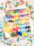 Teacher - Confetti Card