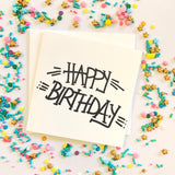 Happy Birthday - Graffiti Card