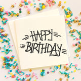 Happy Birthday - Graffiti Card