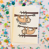 Happy Birthday - Sloth Card