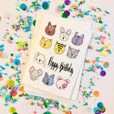 Animal Card Happy Birthday