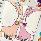 Earrings - Studs  - Large Round