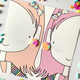 Earrings - Studs  - Large Round