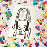 CHRISTMAS DIY Postcards - Colour them, Write on Them, Post Them!!