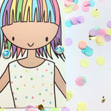 Best Friends Forever Jewellery Set- Dangle Earrings