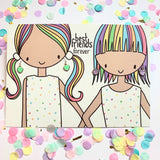 Best Friends Forever Jewellery Set- Dangle Earrings