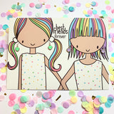 Best Friends Forever Jewellery Set- Dangle Earrings