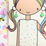 Best Friends Forever Jewellery Set- Dangle Earrings