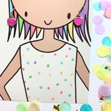 Best Friends Forever Jewellery Set- Dangle Earrings